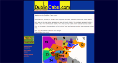 Desktop Screenshot of dublincabs.com