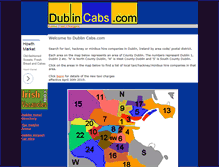 Tablet Screenshot of dublincabs.com